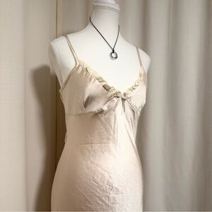 Motel Rocks Cream Maxi Dress